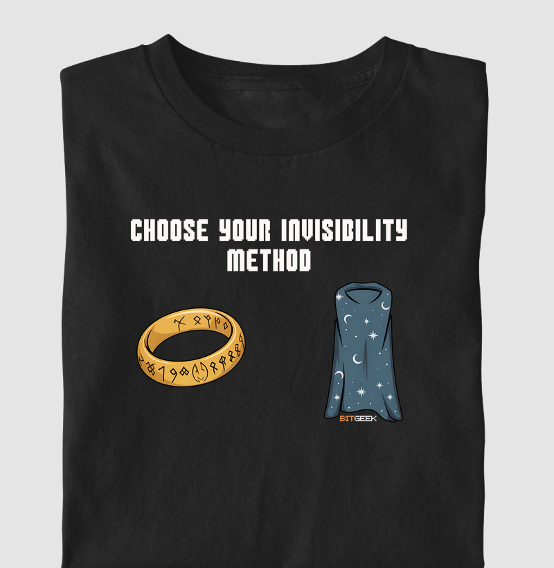 Camiseta Infantil Método de Invisibilidade