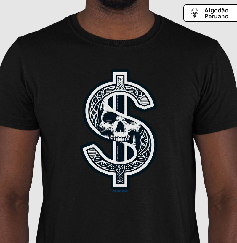 Camiseta Algodão Peruano Money Game