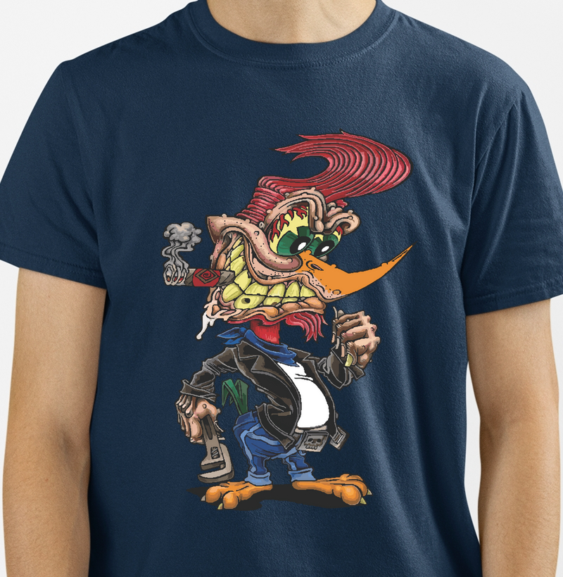 Camiseta Pássaro Mecanico