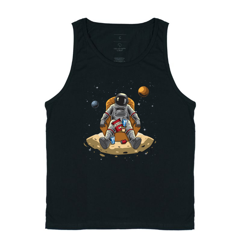Astronauta Sentado na Lua