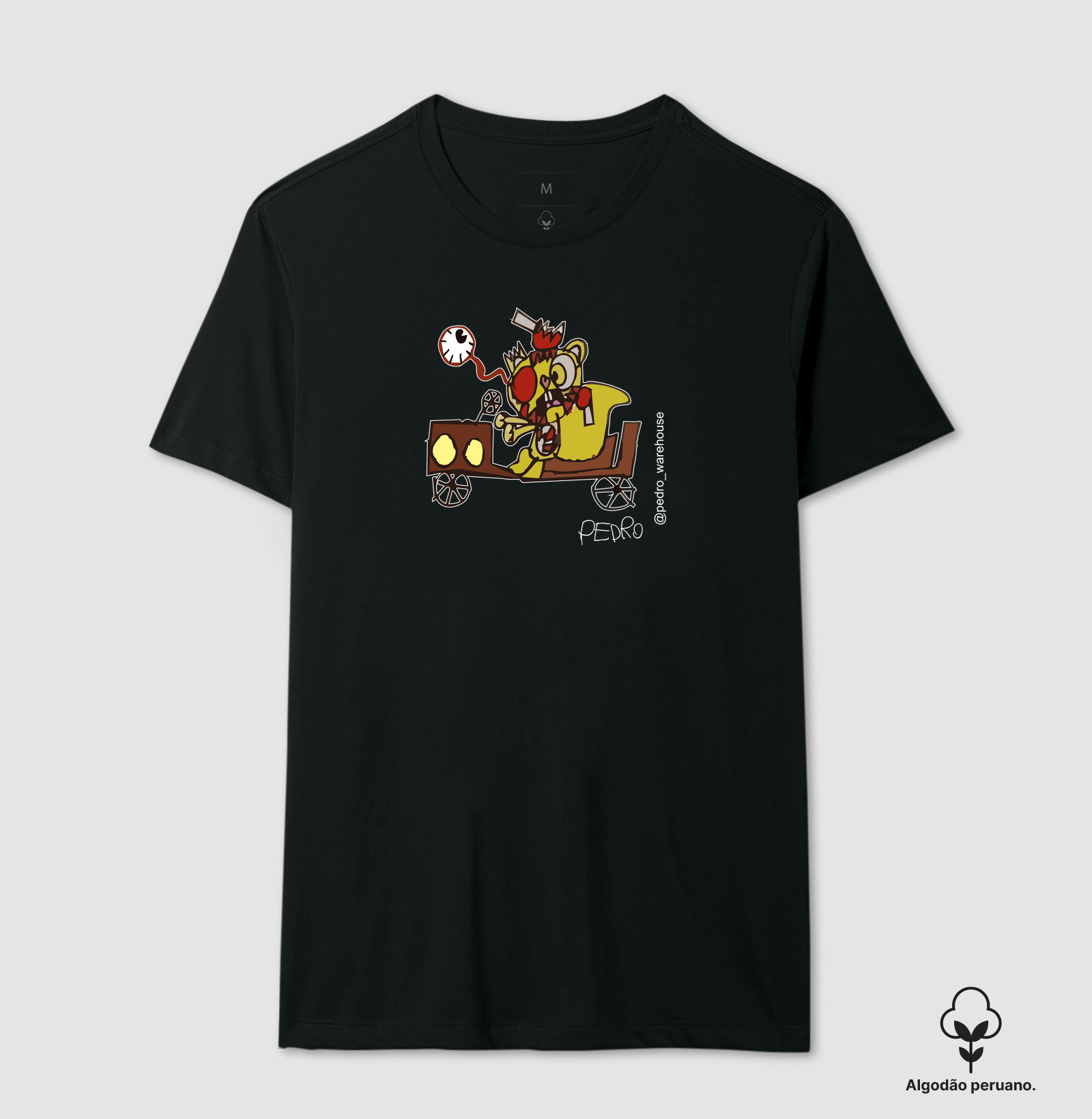 CAMISETA MASC/FEM - ESQUILO BALEADO