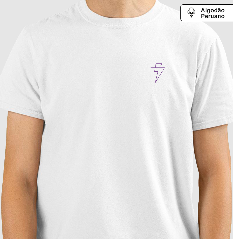 Camiseta Algodão Peruano Oficial Eloy Casagrande Infantil #01 - Branca Manga Curta