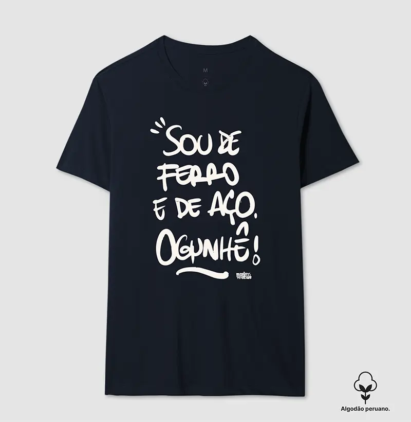 Algodão Peruano Sou de Ferro e de Aço Ogunhê! Colors