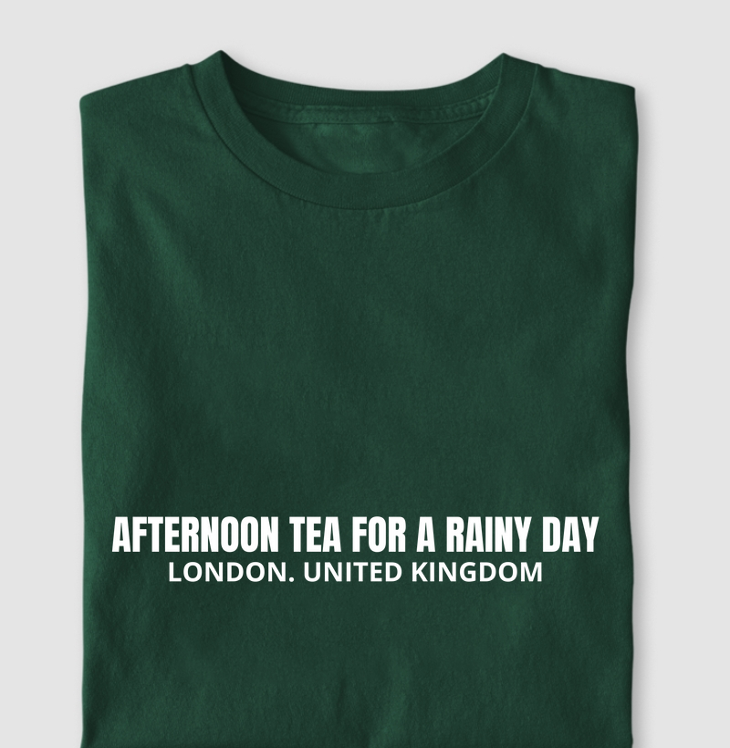 Camisa masculina regular lettering verde | Discreet be fortrees