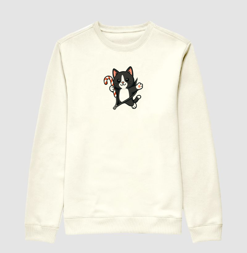 Suéter Moletom - Gatinho