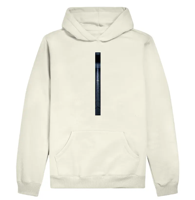 Moletom Masculino Through Etheris Capuz - Off White