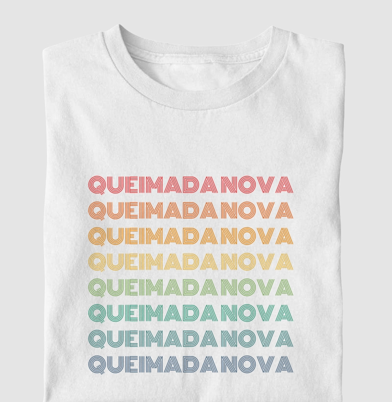 Queimada Nova Letreiro Retrô