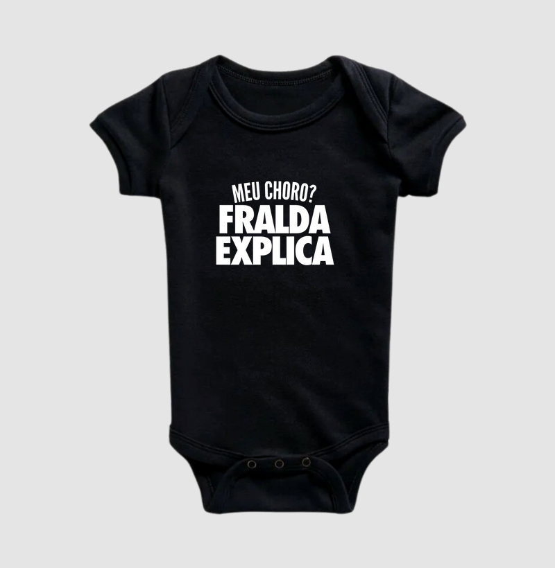 Body Infantil - Fralda explica