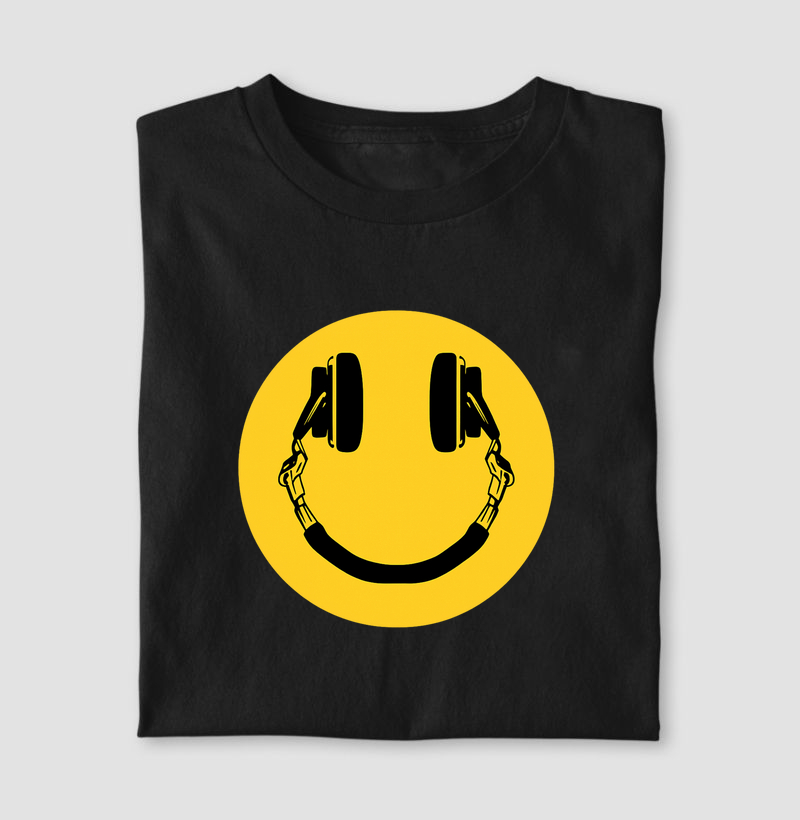 Smiley como Fones de Ouvido