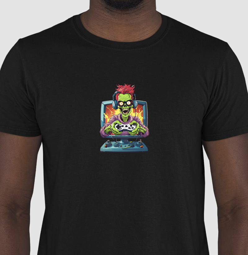 Camiseta - TV Gamer Zombie