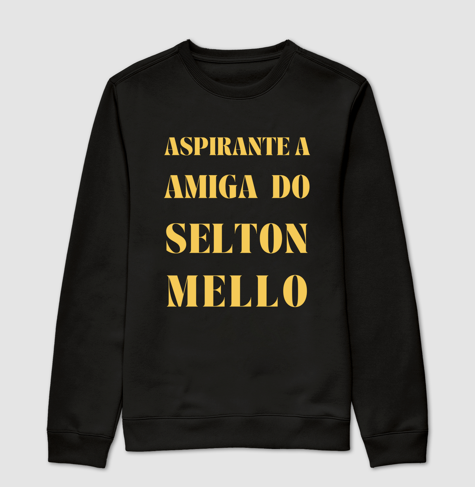 Moletom Amiga do Selton Mello