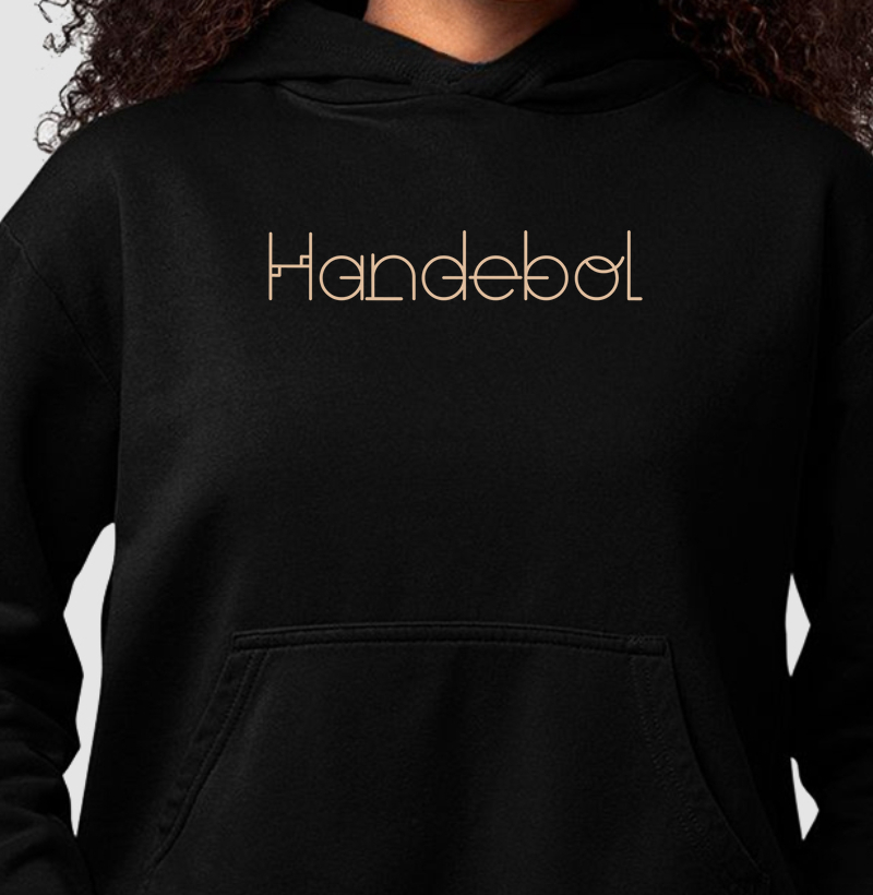 Hoodie Slim de Handebol Dourado