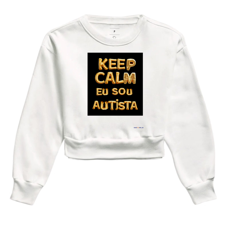 Peça "Keep Calm Eu Sou Autista"