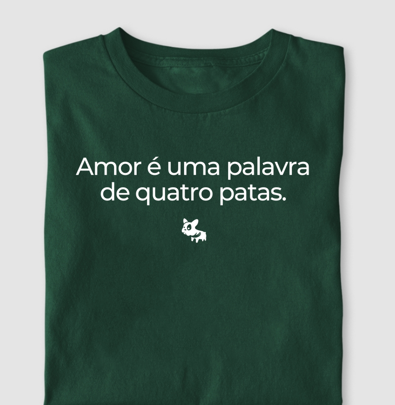 Camiseta Amor Palavra 