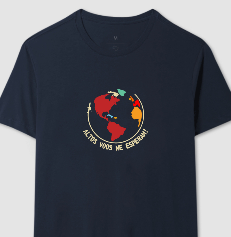 Camiseta Altos voos me esperam