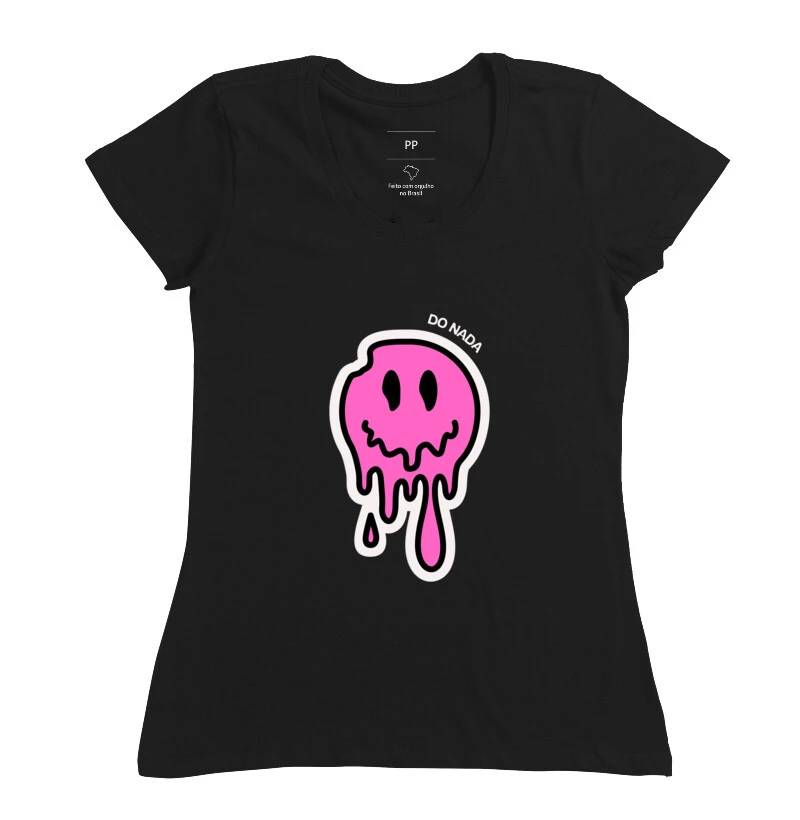 Camiseta estampada smile