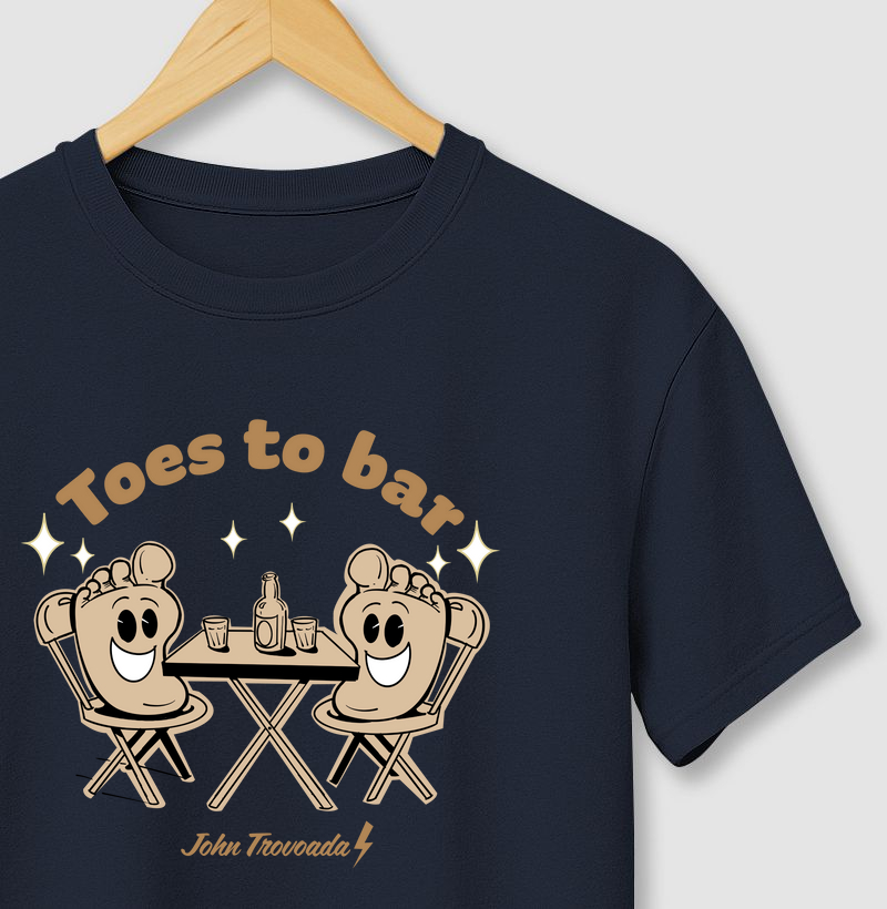 Camiseta Toes to Bar Retro