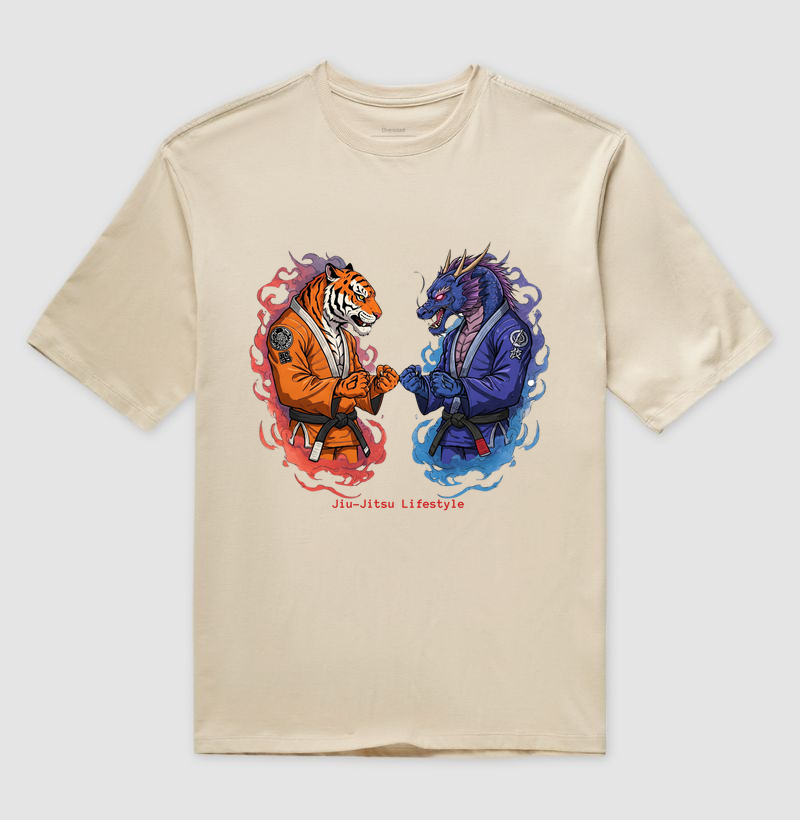 Tigre & Dragao - Jiu-Jitsu - Lifestyle - Oversized
