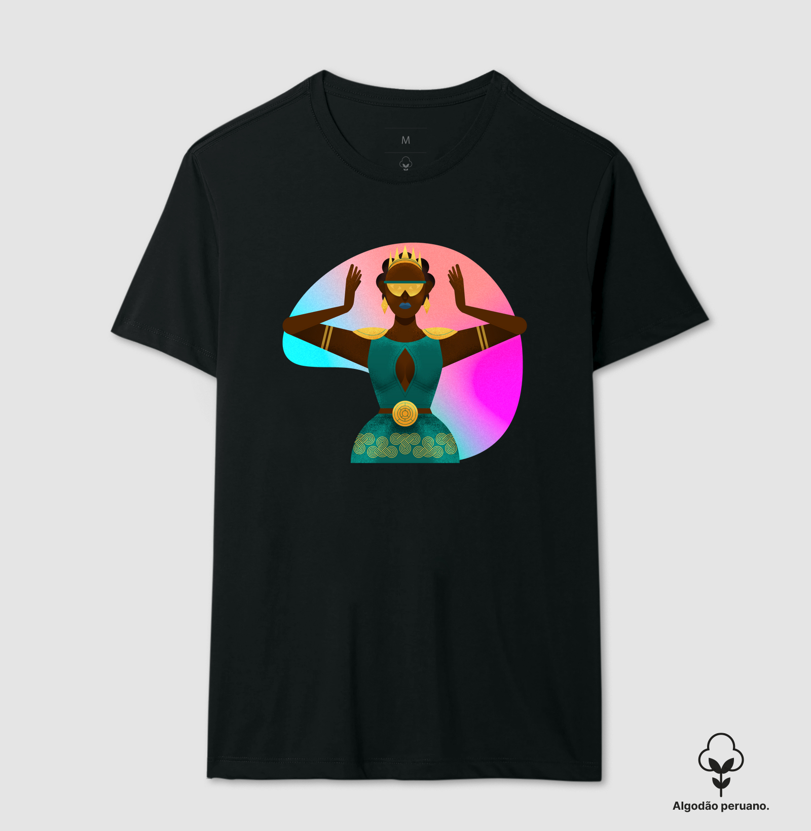 Camiseta Original Afrofuturista Moda