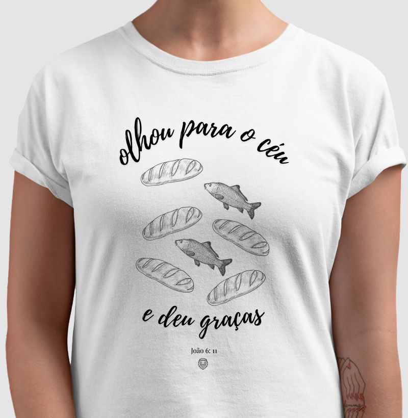 Camiseta João 6:11 