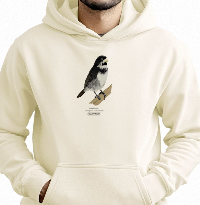 Aves do Brasil - Coleirinho - Moletom Hoodie