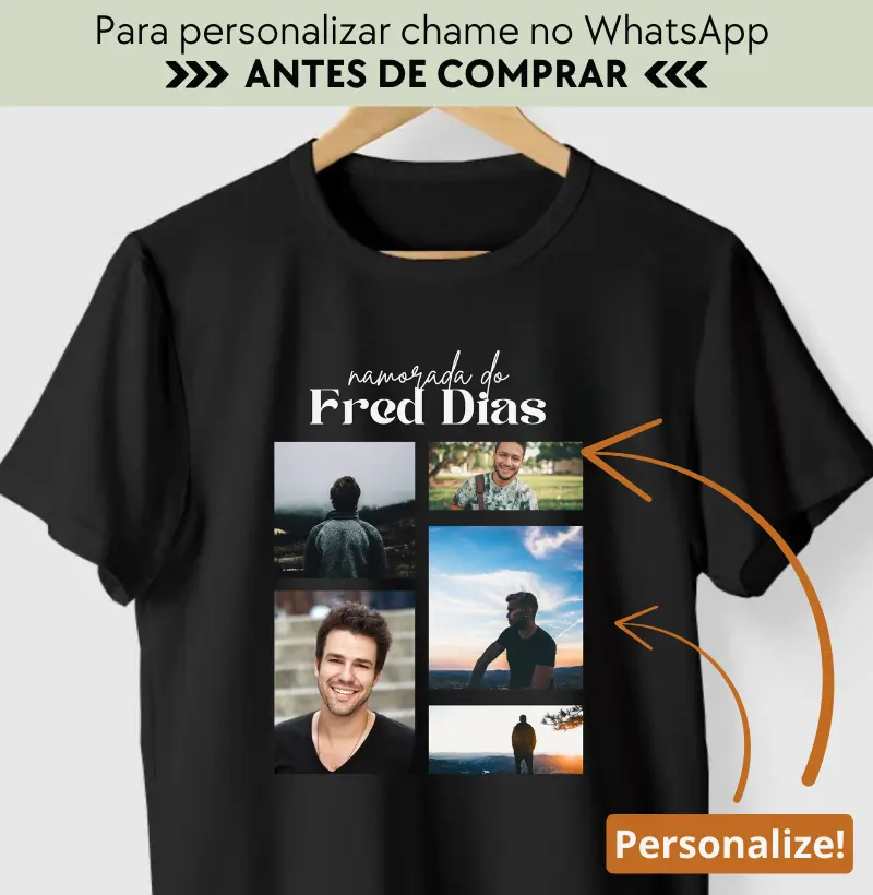 Camiseta Dia dos Namorados 'Namorada de'