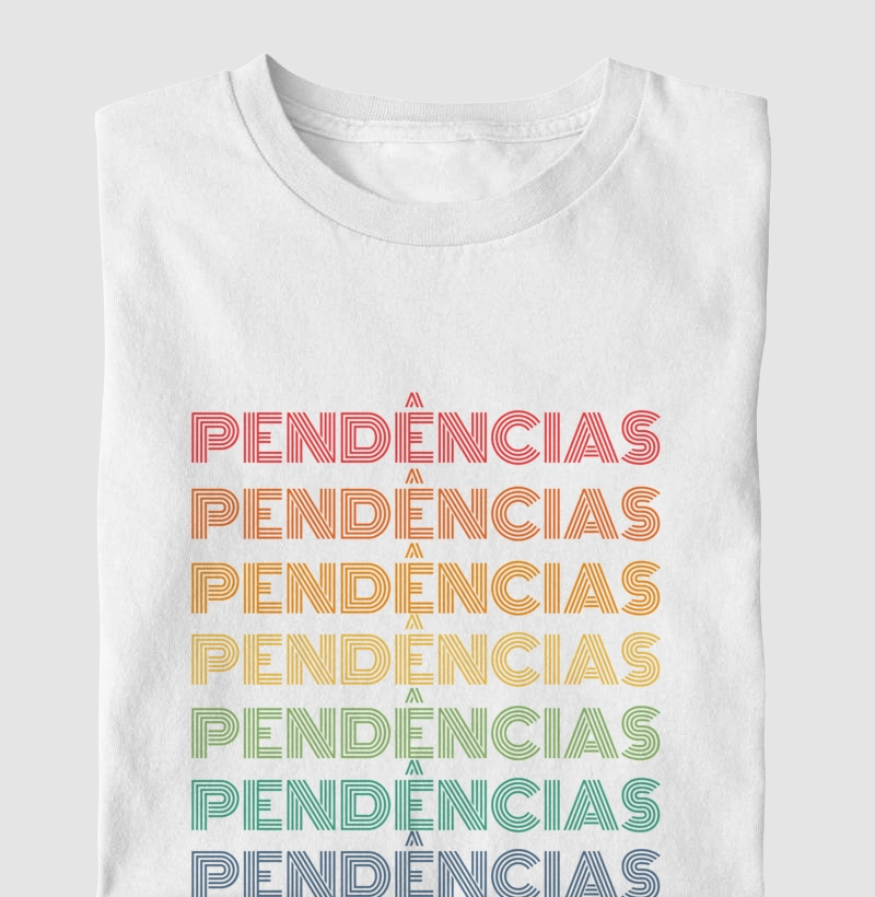Pendências Letreiro Retrô