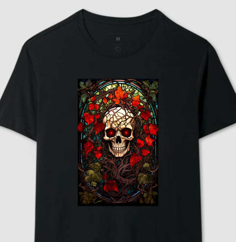 Caveira e Rosas
