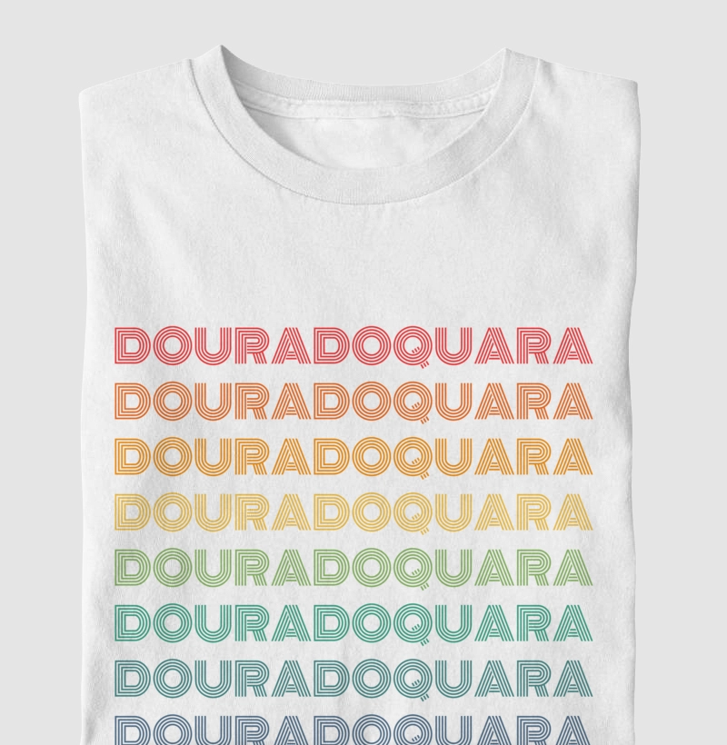 Douradoquara Letreiro Retrô