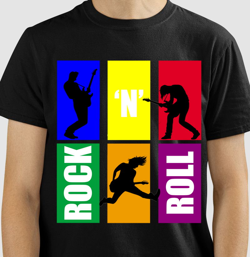 Camiseta Rock N ROll