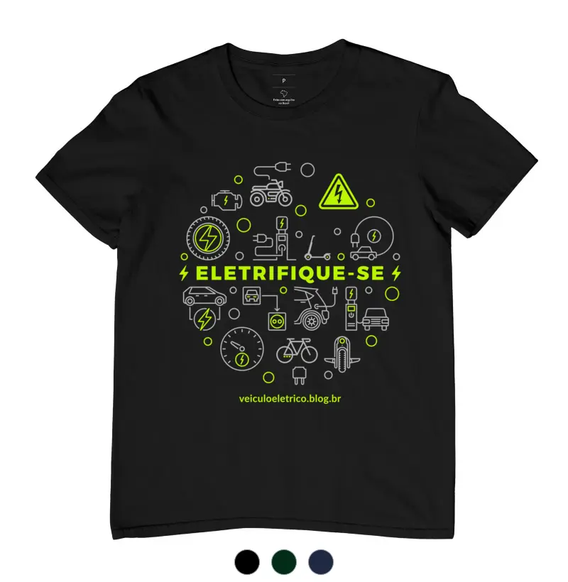 Camiseta Eletrifique-se Masculina