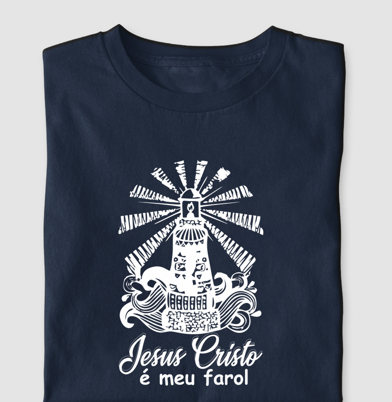 Camiseta Jesus Cristo é meu Farol