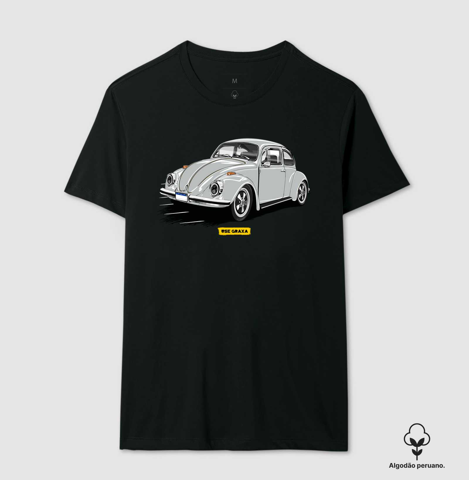 Fusca Cinza Prata