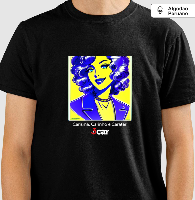 Camiseta 3Car Algodão Peruano Partner