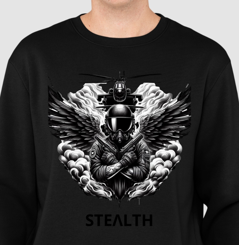 PILOTO COM ASAS STEΛLTH