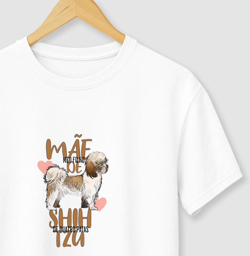 Camiseta Mãe de Shih Tzu