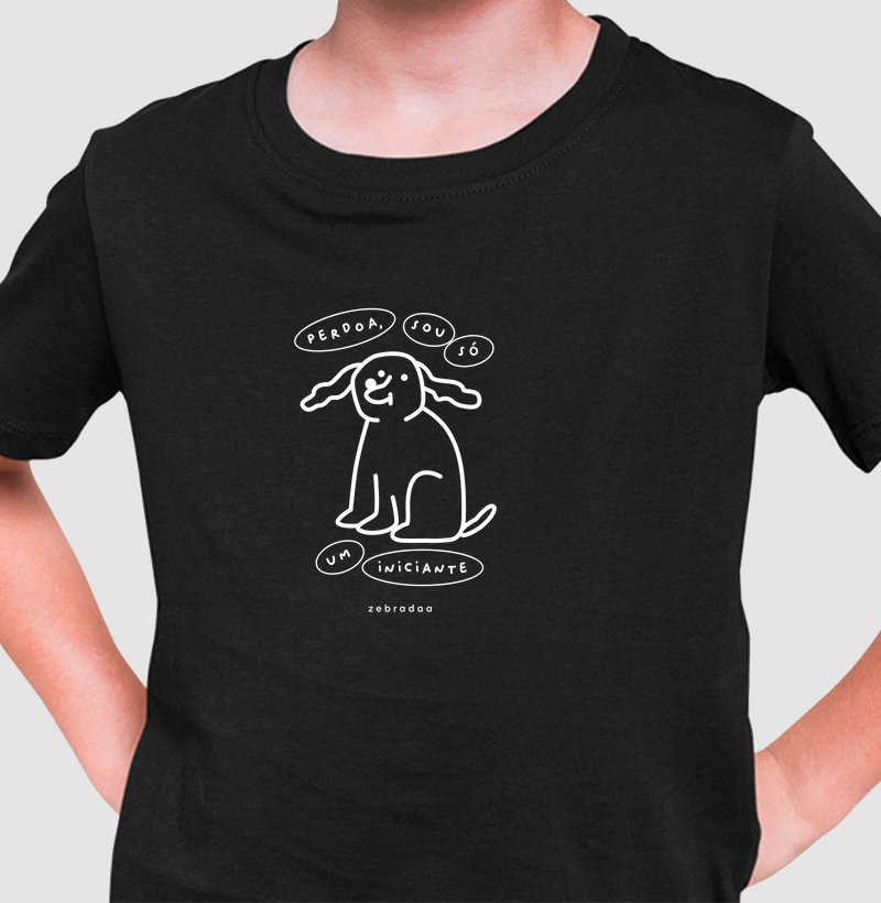 Camiseta Infantil Pet - Zebradaa
