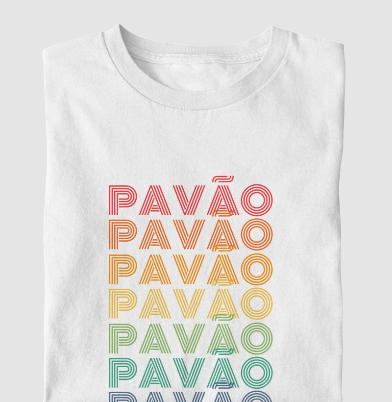 Pavão Letreiro Retrô