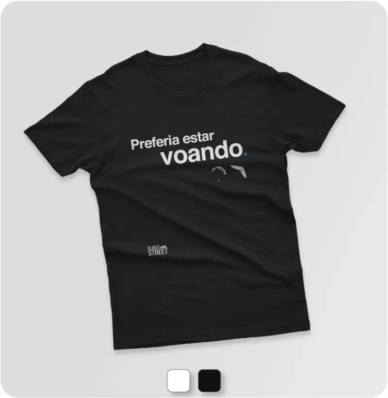 Preferia estar voando