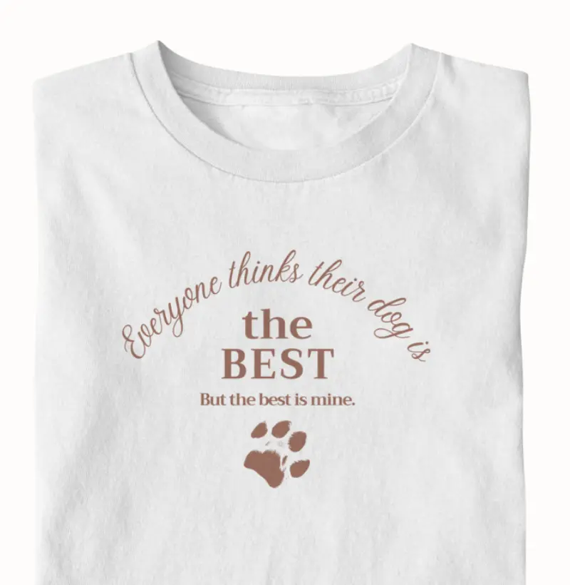 The best dog - feminina, Mocha Mousse