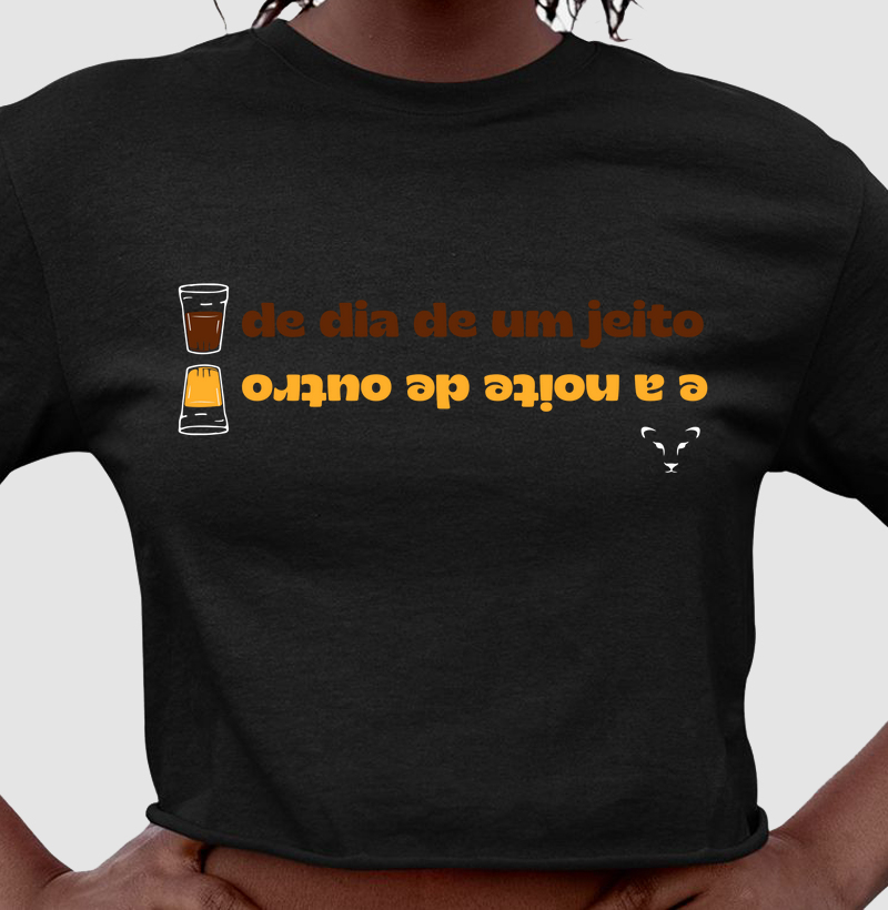 de dia de um jeito e a noite de outro