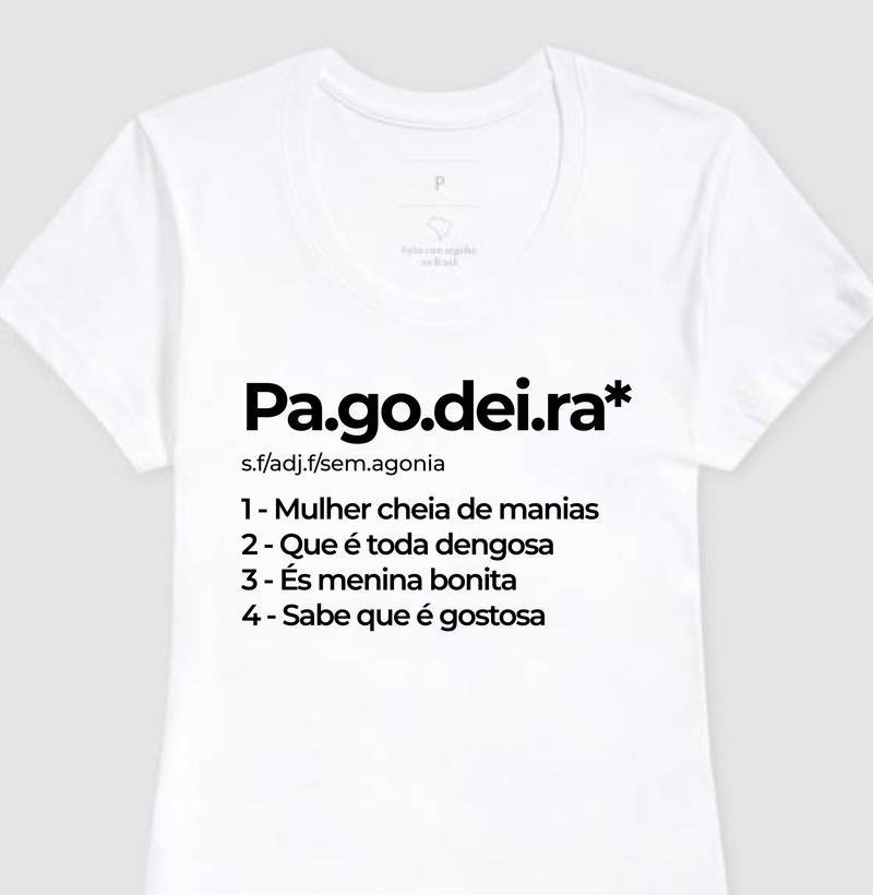 Pagodeira - camiseta personalizada 