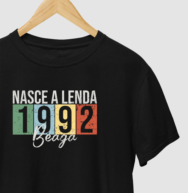 Nasce a Lenda. 1992 Beagá | Para personalizar 👉ANTES DA COMPRA👈 chame no WhatsApp