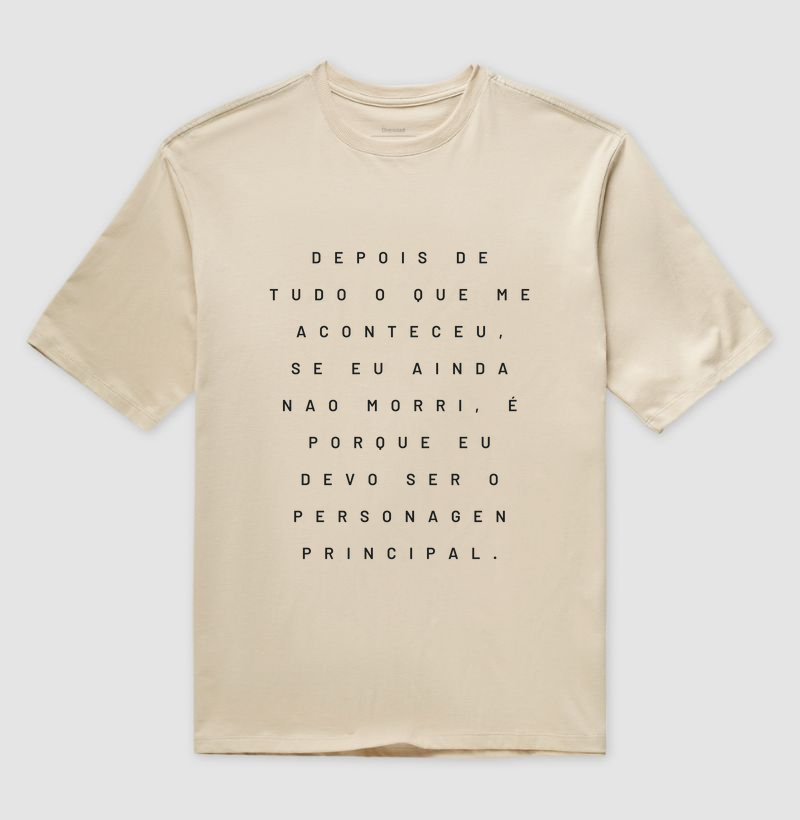 Camiseta Oversized - Personagem Principal