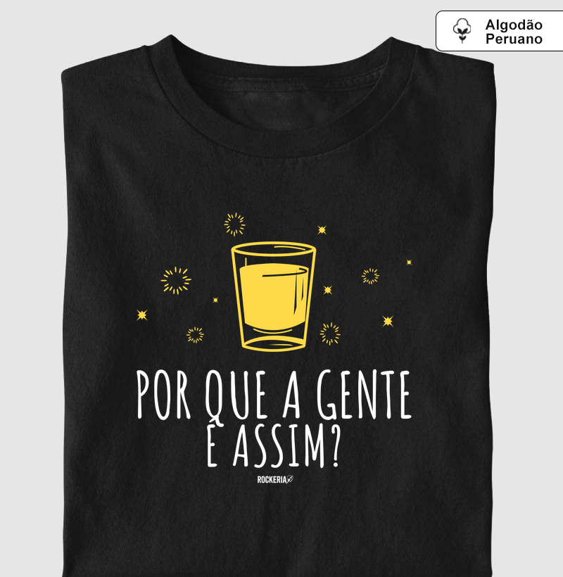 Camiseta Algodão Peruano Barão Por que