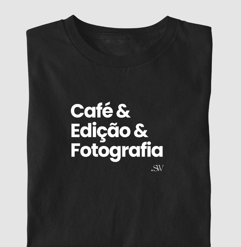 T-shirt | Shutter 03 Café & Edição & Fotografia 