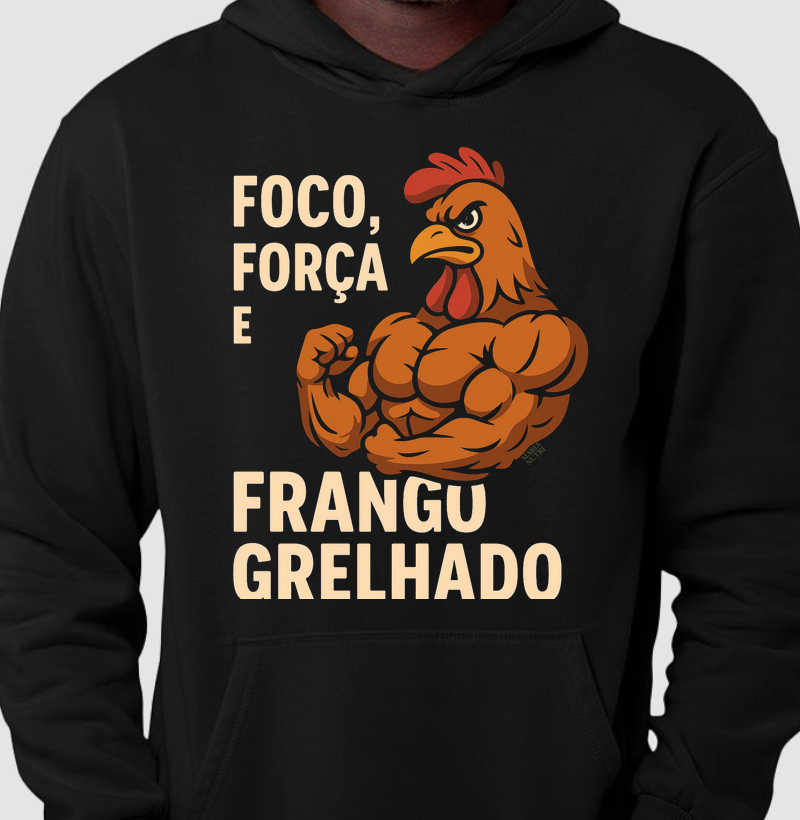 Foco, força e frango grelhado