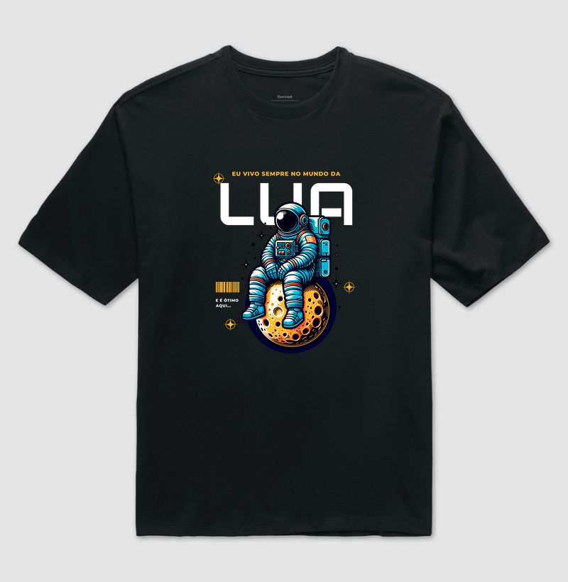 No Mundo da Lua - Camiseta Oversized