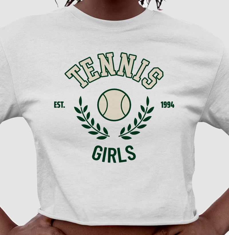 Cropped Tênis: Girls College Varsity