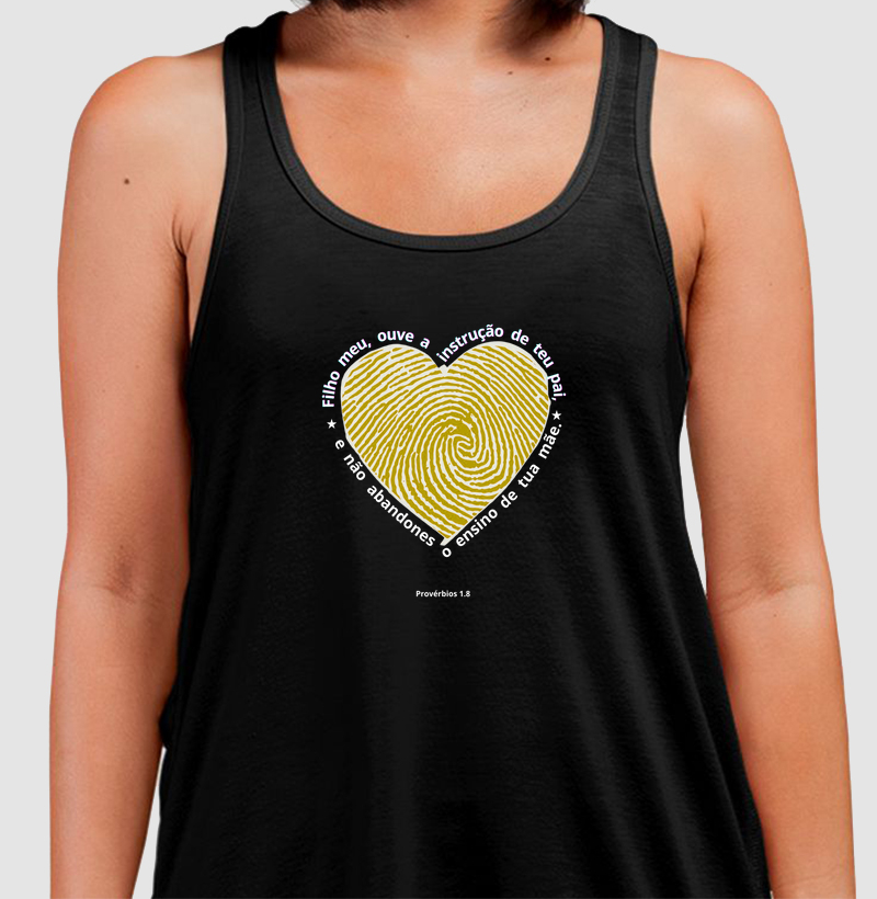 Regata Personalizada Filho meu ouve a instrução de teu Pai